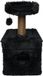 Topmast Krabpaal Fluffy Lima - Antraciet - 39 x 39 x 72 cm