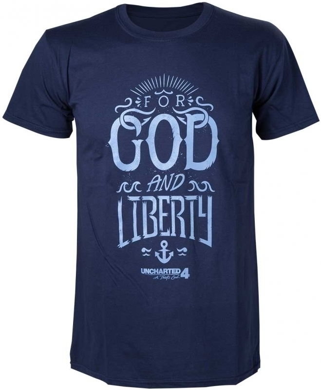 Difuzed Merchandising UNCHARTED 4 - T-Shirt For God and Liberty M