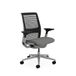 Steelcase Think Ergonomische, in hoogte verstelbare bureaustoel met verstelbare lendensteun en armleuningen, ademende 3D-gebreide peperrugleuning en comfortabele zitstof voor nachtuilen