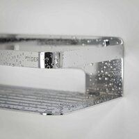 Tiger Caddy Doucherek - Douchemand 24 cm - Chroom - RVS - Modern