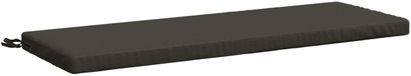 vidaXL Bankkussen SOEST 100% Polyester Antraciet 100 x 40 x 5 cm