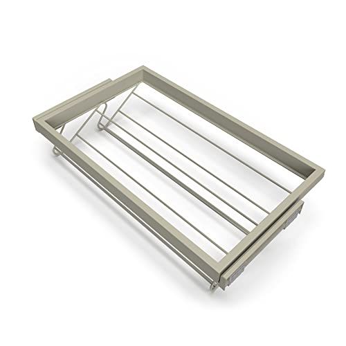 Emuca - Schoenenrekset - Schuifframe - 800mm - Steengrijs