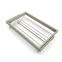 Emuca - Schoenenrekset - Schuifframe - 800mm - Steengrijs