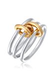 Elli Ring zonder Stenen Dames Knoop 925 Sterling Zilver