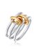 Elli Ring zonder Stenen Dames Knoop 925 Sterling Zilver