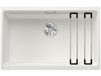Blanco ETAGON 700-U Silgranit spoelbak, 730x460 mm, met verschillende niveaus, wit