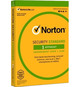 Security Standaard - Antivirus en Beveiligingssoftware - 1 Apparaat - 1 Jaar