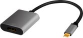 LogiLink CUA0102 USB 3.2 Gen1 Type-C naar DisplayPort Adapterkabel Zwart