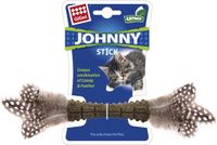 GiGwi Johnny Stick Met Dubbelzijdig Veren - Kattenspeelgoed - Grijs