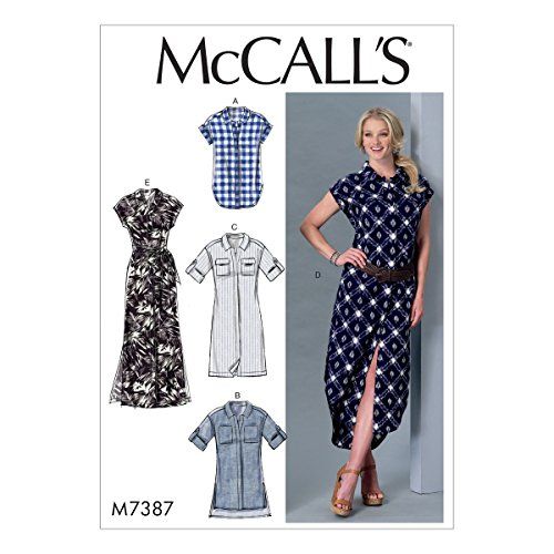 McCall's Patterns 7387 ZZ - Top, Tuniek, Jurken en Riem - LRG-XXL - XLG