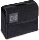 BLACK+DECKER Auto Organizer - 29 x 15 x 30 CM - Met Klittenband - Handvat - Zwart