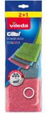 Vileda Glitzi Power Inox Colors 2+1 Schuurspons