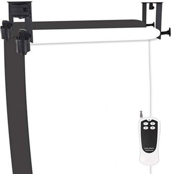 StudioKing Achtergrond Systeem Elektrisch B-2WE voor 2 Rollen - Zwart