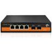 Elfcam® PoE Glasvezelschakelaar 10 Gb SFP+ RJ45 PoE