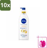 Nivea Q10 Verstevigende Bodylotion met Pomp - Vitamine C - 48 uur Hydratatie - Voor Normale Huid - 400 ml - Bulkverpakking