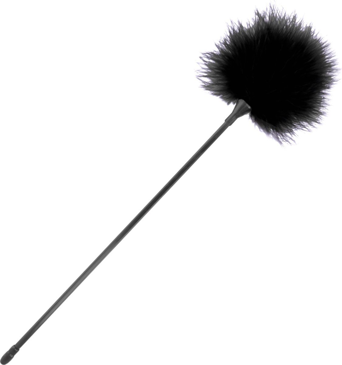 DARKNESS BLACK FEATHER 42CM - Zwart - Kunststof