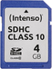 Intenso 4GB SDHC Class 10 - Zwart