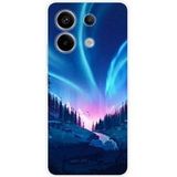 Xiaomi Bedrukt siliconen hoesje compatibel met Xiaomi Redmi Note 13 Pro 5G Tombee de nuit