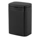 Relaxdays Wandprullenbak 8 L RVS Zwart