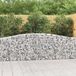 Maison Exclusive - Bacs grillagés noués, 10 pièces, 400x30x80/100 cm, acier galvanisé