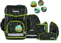 ergobag Schooltas Lumi-Edition Cubo Light Set 6-delig CyBär Race Zwart