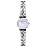Emporio Armani Horloge Voor dames, 22mm rond Tweehands Quartz uurwerk met roestvrij stalen band