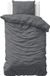 Primaviera Deluxe Katoen Satijn Dekbedovertrek Eenpersoons Antraciet 140x220 cm