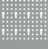 vidaXL Gereedschapswand - Grijs - 150 x 1 x 80 cm - Staal