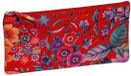 Clairefontaine 410104C - Platte Schooletui 22x11cm, Rood Echt Lamsleer