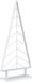 vidaXL Metalen kerstboom met standaard KUOPIO 125 cm Staal Wit