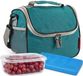 Plasticforte Lunchtas / koeltas set - 3-delig - groen