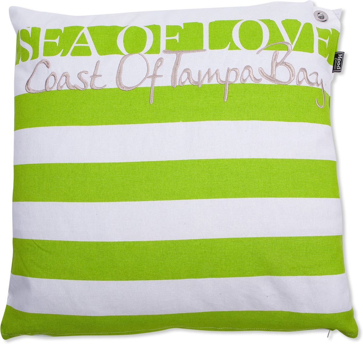 In the Mood Sea of Love Sierkussen 50 x 50 cm Lime