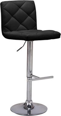 Barkruk Lavi Zwart - Kunstleer - Zwart