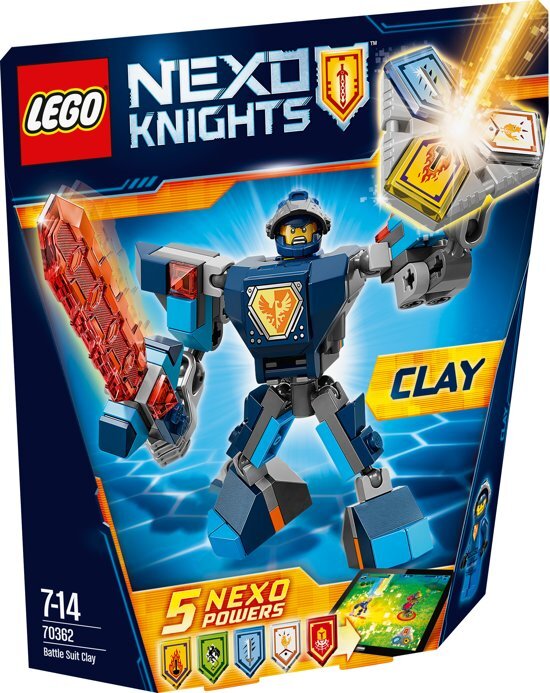 lego NEXO KNIGHTS Strijdharnas Clay