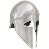 vidaXL Casque de soldat grec réplique LARP acier argenté