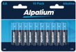 Alpalium pile alcaline AA - LR6 - 1,5V (10 pièces)