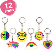 Isa's Friends® - Sleutelhangers Rainbow - 12 stuks