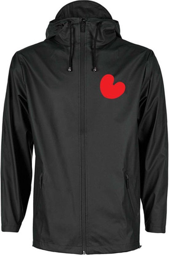 Friesland Windjack - Zwart - Maat 164 - Unisex