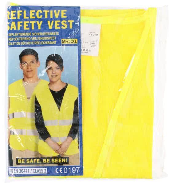 Lifetime Geel veiligheidsvest voor volwassenen - veiligheidshesje