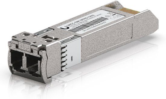 Ubiquiti UACC-OM-SFP10-1270 SFP+ transceivermodule - 10GbE - 10GBase-CWDM - LC/UPC enkele modus - maximaal 20 km - 1260-1620 nm - Grijs;Rood