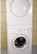 Merkloos Tussenset wasmachine droger 60 x 60 cm wit met opvangbak Wasmachine rek