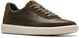 Clarks Shoes Brodin Lo Schoenen EU 44 Man Olive Leather