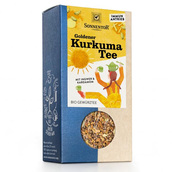 Goud kurkuma thee los bio 120g