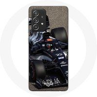 Maniacase Hoesje voor Samsung Galaxy A52 Formule 1 Yuki Tsunoda F1 coureur Blauw