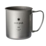 Snow Peak Titanium enkelwandige mok (MG-142), grijs