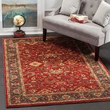 Safavieh Teppich, 65% Polypropylen, 28% Baumwolle, 7% Polyester, Marineblau/Mehrfarbig, 62 X 240 cm