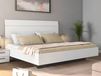 FLORILLA Lit deux personnes 160x200 cm blanc
