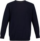 JP 1880 Heren Trui Ronde Hals Katoen Donkermarine Maat 3XL