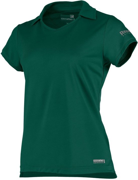 Reece Hockey polo Isa - Hockeyshirt - Kinderen - Maat 140 - Groen donker