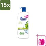 Head & Shoulders Anti-Roos Shampoo Apple Fresh Pompflacon 1000 ml (15 stuks)